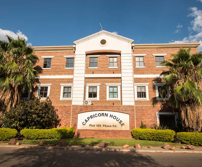 Capricorn House, PrimeTime Offices, Gaborone, Botswana.