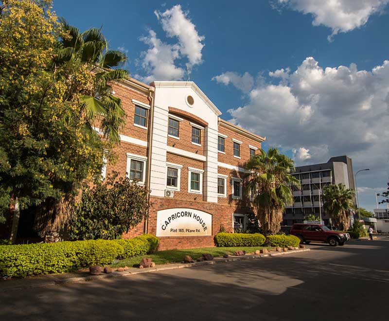 Capricorn House, PrimeTime Offices, Gaborone, Botswana.