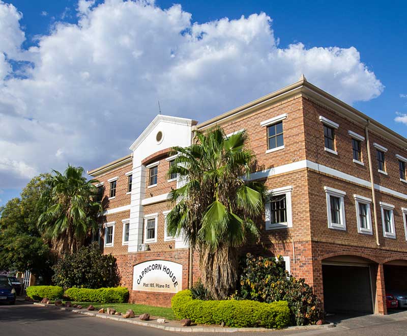 Capricorn House, PrimeTime Offices, Gaborone, Botswana.