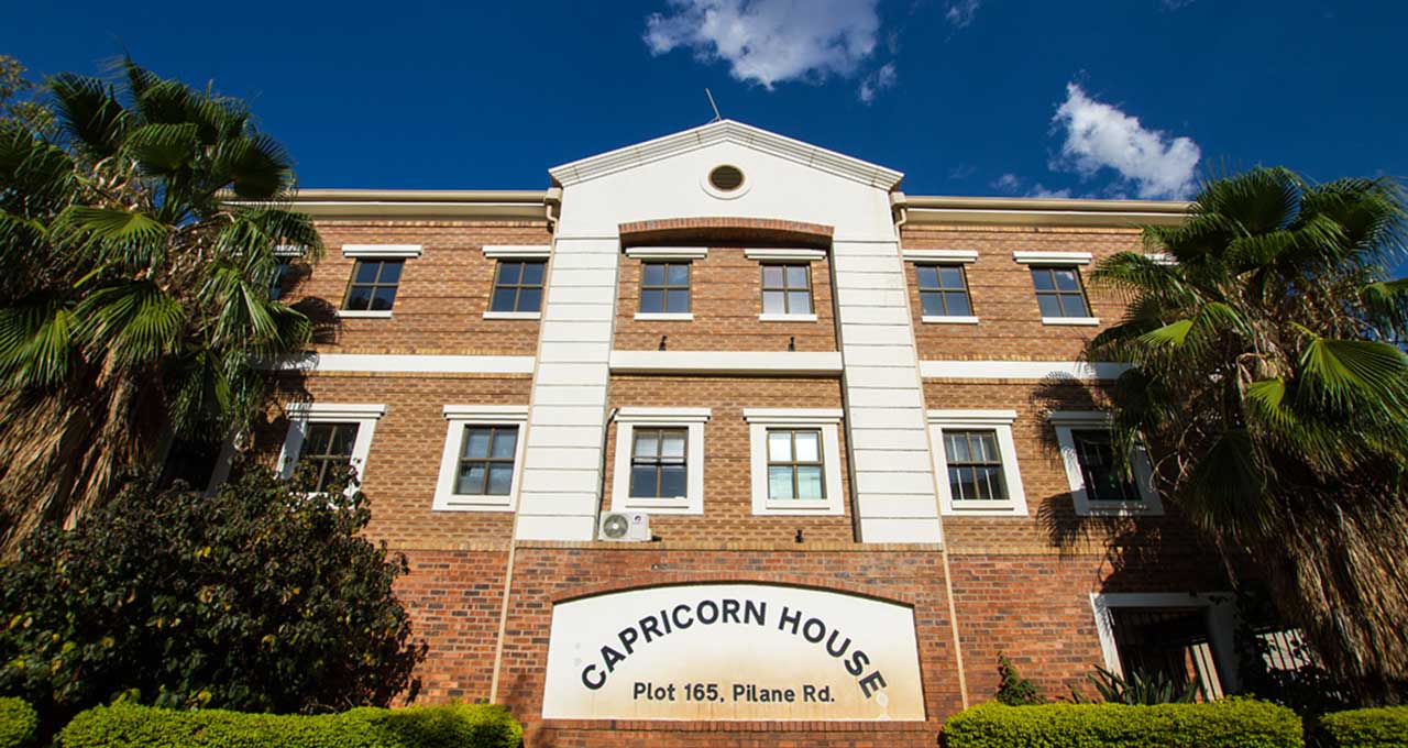 Capricorn House, PrimeTime Offices, Gaborone, Botswana.