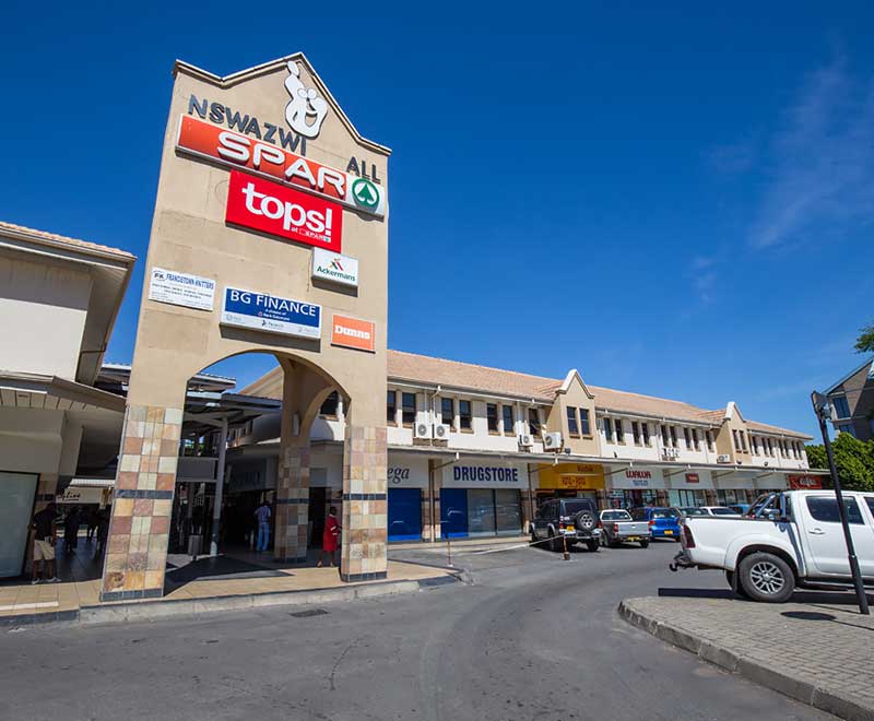 Nswazwi Mall, PrimeTime Retail, Gaborone, Botswana.
