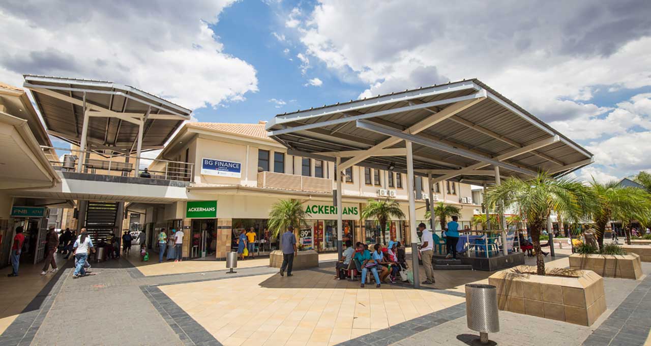 Nswazwi Mall, PrimeTime Retail, Gaborone, Botswana.