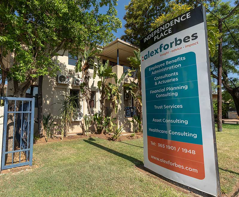 Independence Place, PrimeTime Offices, Gaborone, Botswana.