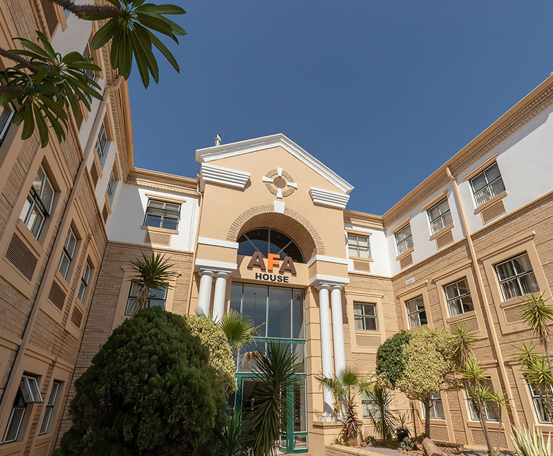 AFA House, PrimeTime Offices, Gaborone, Botswana.