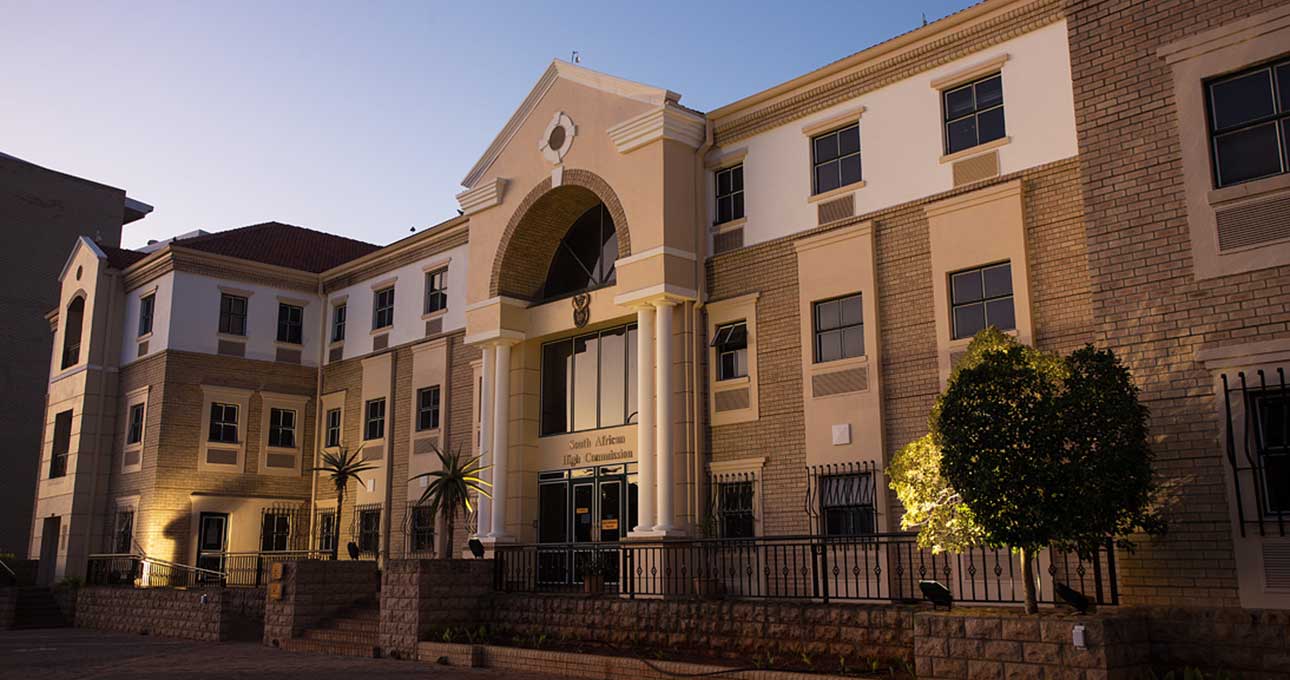 South African High Commission, PrimeTime Offices, Gaborone, Botswana.