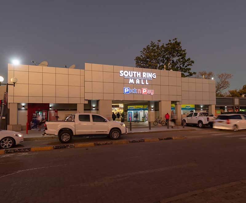 South Ring Mall, PrimeTime Retail, Gaborone, Botswana.